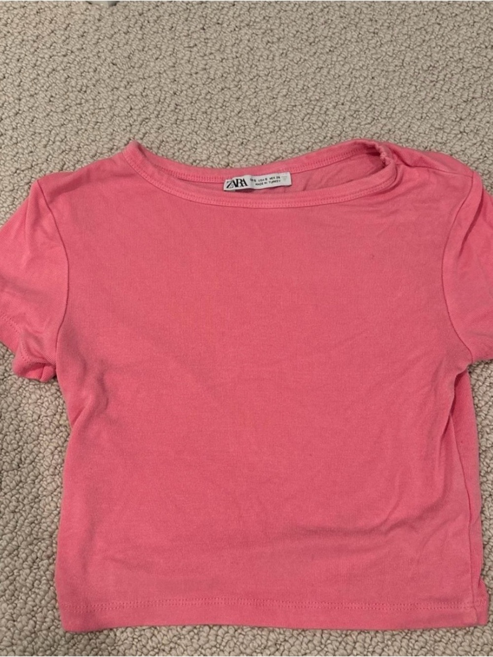 Zara Pink Short Sleeve Girls' Tee